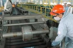 Sản xuất tại nhà máy thép Phú Mỹ. (Ảnh: Internet)