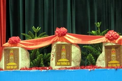 Đá san hô biểu tượng chủ quyền. (Ảnh: Đinh Mạnh Tú/TTXVN)