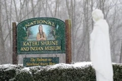 Bức tượng Kateri Tekakwitha. (Nguồn: Internet)