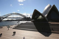 Một góc nhìn của nhà hát Opera Sydney. (Nguồn: AFP)