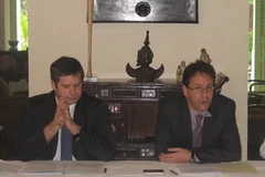 Ông Fabrice Mauries tại buổi họp báo. (Ảnh: Hà Huy Hiệp/Vietnam+)