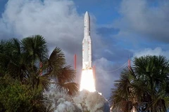 Ariane-5 được phóng ngày 4/8. (Nguồn: Reuters)