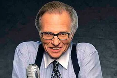 "Ông hoàng truyền hình" Larry King. (Nguồn: Internet)