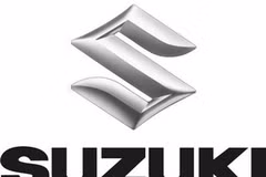 Biểu tượng hãng Suzuki. (Ảnh: TTXVN)