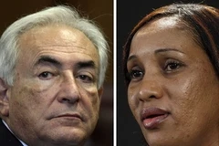 Cựu tổng giám đốc IMF Strauss-Kahn và cô hầu phòng. (Nguồn: Internet)