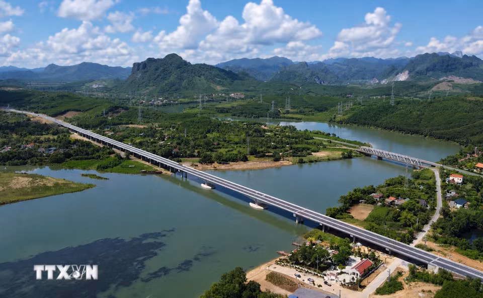 Long Đại hôm nay khoác lên mình diện mạo mới, bình yên, phát triển và giàu khát vọng vươn lên. (Ảnh: Nguyên Linh/TTXVN)