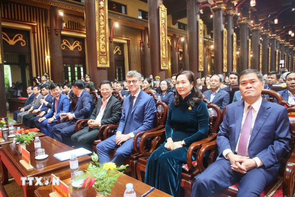 Các đại biểu tham dự Khai hội Xuân Yên Tử 2026. (Ảnh: Thanh Vân/TTXVN)