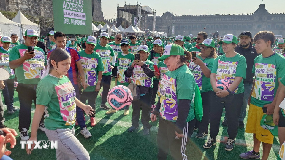 Quang cảnh lớp học. (Ảnh: Phi Hùng/TTXVN)