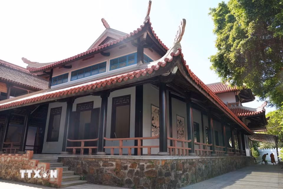 Chánh Điện của chùa Huyền Không, thành phố Huế. (Ảnh: Nguyên Lý/TTXVN)