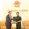 Đại tướng Phan Văn Giang và Ngài Dato' Tan Yang Thai, Đại sứ Đặc mệnh toàn quyền Malaysia tại Việt Nam tại buổi tiếp. (Ảnh: PV/Vietnam+)