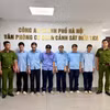 Các đối tượng tại cơ quan công an. (Ảnh: CACC)