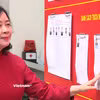 Chủ tịch UB Trung ương MTTQ Bùi Thị Minh Hoài bầu cử tại phường Xuân Đỉnh