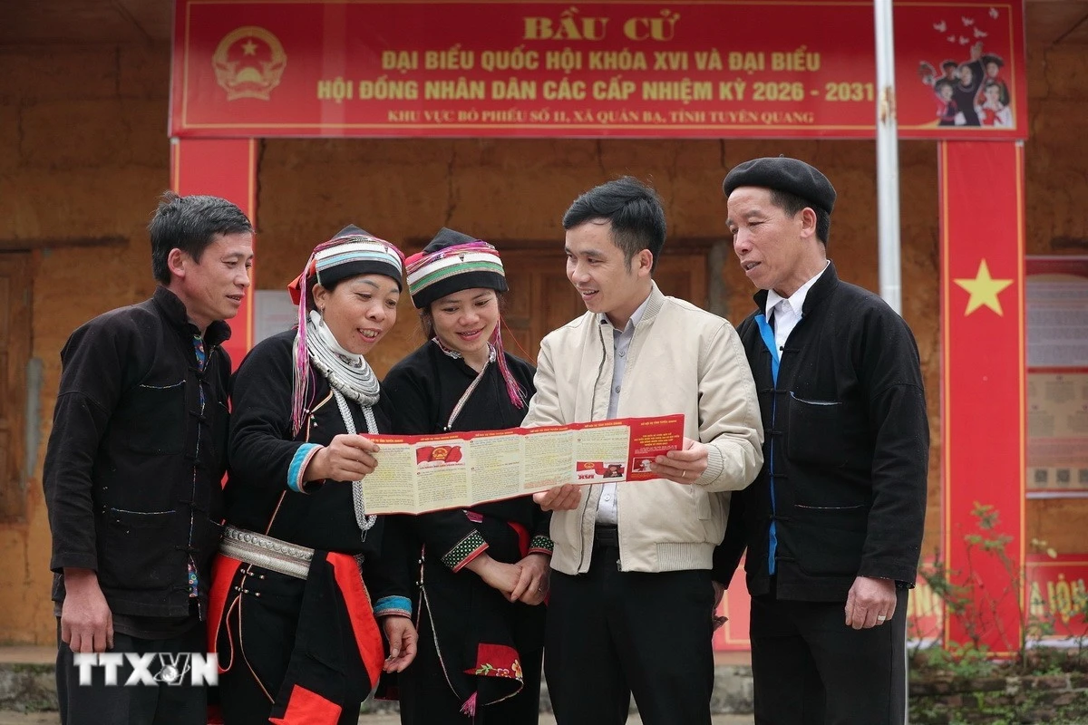 Tuyên Quang đa dạng hóa hình thức tuyên truyền bầu cử trước ngày hội lớn