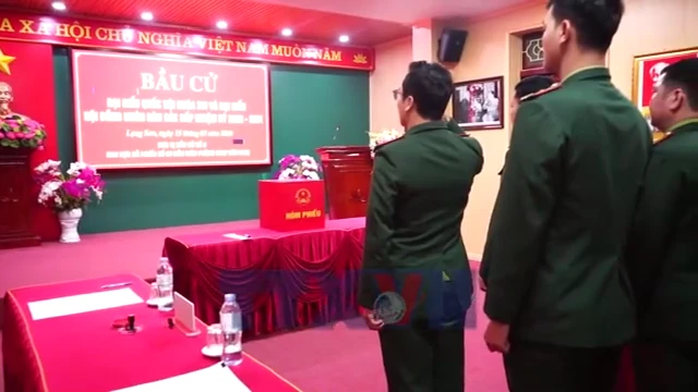 Cán Bộ Chiến Sĩ Biên Phòng Lạng Sơn Thực Hiện Nghĩa Vụ Bầu Cử Trang Nghiêm