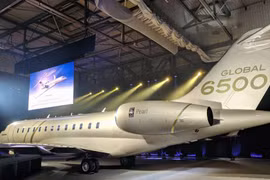 Bombardier Global 6500. (Nguồn: AP)