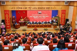 Đại hội Đảng bộ Tổng Liên đoàn Lao động Việt Nam nhiệm kỳ 2025 - 2030. (Ảnh: Minh Đức/TTXVN)