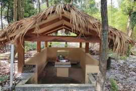 Hạng mục bên trong di tích Địa điểm Trạm phẫu thuật tiền phương. (Nguồn: CTTĐT Huế)