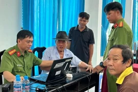 Qúa trình thu thập mẫu ADN của thân nhân các liệt sỹ, sáng 19/1/2026 tại Thành phố Hồ Chí Minh. (Ảnh: Công an Thành phố Hồ Chí Minh.)