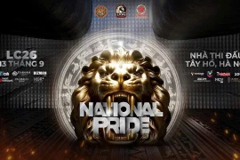 Sự kiện LION Championship 26 (LC26) sẽ diễn ra tại nhà thi đấu Tây Hồ, Hà Nội vào ngày 13/9 tới.
