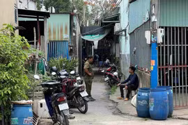 Hiện trường vụ hai cô cháu tử vong nghi bị sát hại. (Nguồn: Báo Lao Động)