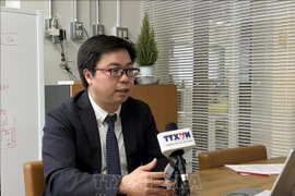 Chủ tịch Hội trí thức Việt Nam tại Nhật Bản, Lê Đức Anh. (Ảnh: Xuân Giao/TTXVN)