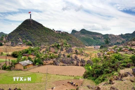 Cao nguyên đá Đồng Văn. (Ảnh: TTXVN phát)