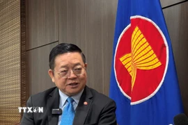 Tổng Thư ký ASEAN Kao Kim Hourn (Ảnh: Đỗ Quyên/TTXVN)