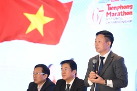 Nhà báo Phùng Công Sưởng - Tổng Biên tập báo Tiền Phong, Trưởng Ban tổ chức Giải Vô địch Quốc gia Marathon - Báo Tiền Phong. (Nguồn: Báo Tiền Phong)