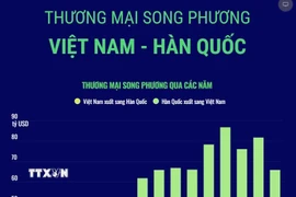 Thương mại song phương Việt Nam-Hàn Quốc phát triển mạnh mẽ