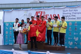 Bắn súng Việt Nam tạm dẫn đầu Giải vô địch Đông Nam Á 2025 