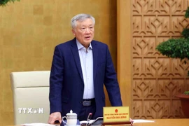 Phó Thủ tướng Thường trực Nguyễn Hòa Bình phát biểu. (Ảnh: Phạm Kiên/TTXVN)