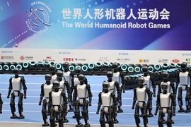 Giải vô địch Thế giới Robot hình người 2025 (World Humanoid Robot Games 2025) .(Nguồn: Xinhua)