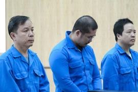 Các bị cáo liên quan đến vụ án hối lộ trong thi tuyển viên chức ở TP Vũng Tàu. (Nguồn: Vnexpress)