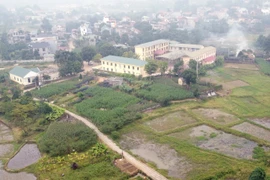 Dự án đường sắt Lào Cai-Hà Nộ-Hải Phòng hiện bước vào giai đoạn chuẩn bị quan trọng trước thời điểm khởi công. (Ảnh: Tạ Toàn/TTXVN)