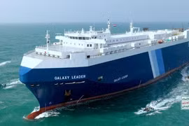 Tàu Galaxy Leader. (Nguồn: BBC)