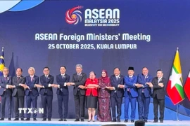 Các đại biểu tại Hội nghị Bộ trưởng Ngoại giao ASEAN. (Ảnh: Viên Luyến/TTXVN)
