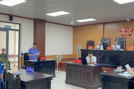 Hồ Trọng Phúc tại phiên xét xử ngày 9/7.