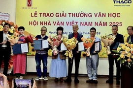Các tác giả nhận Giải thưởng văn học 2025 của Hội Nhà văn Việt Nam