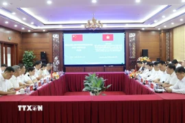 Quang cảnh Hội đàm. (Ảnh: Quang Duy/TTXVN)