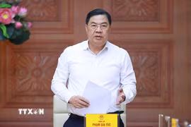 Phó Thủ tướng Thường trực Phạm Gia Túc. (Ảnh: Dương Giang/TTXVN)