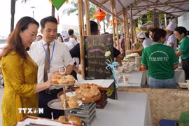Lễ hội Ẩm thực chay Festival Huế 2026 góp phần quảng bá hình ảnh “Huế - kinh đô ẩm thực.” (Ảnh: Mai Trang/TTXVN)