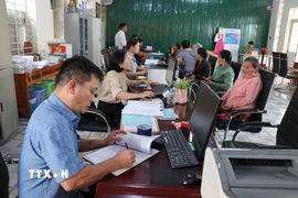 Trung tâm phục vụ hành chính công xã Quảng Trực (Lâm Đồng). (Ảnh: Kha Phạm/TTXVN)