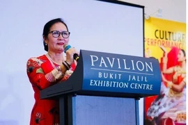 Bà Trần Thị Chang, Chủ tịch Hiệp hội hữu nghị Malaysia-Việt Nam (MVFA). (Ảnh: Hằng Linh/TTXVN)