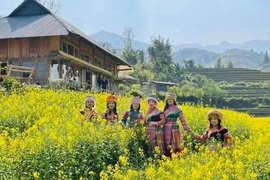 Đến với Sa Pa, du khách sẽ được tham gia một số quy trình làm trang phục truyền thống dân tộcvà mặc thử các trang phục dân tộc truyền thống.