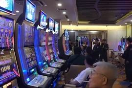 Bên trong sòng bạc ở King Club. (Ảnh: Công an cung cấp)