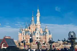 Lâu đài Castle Enchanted Storybook với kiến trúc vô cùng ấn tượng. (Ảnh: Anh Quang/Vietnam+)
