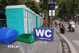 Hà Nội bố trí điểm trông xe, nhà vệ sinh miễn phí phục vụ sự kiện A80 