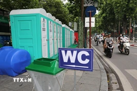 Hà Nội bố trí điểm trông xe, nhà vệ sinh miễn phí phục vụ sự kiện A80 