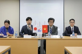 Họp báo giới thiệu về công nghệ bán dẫn Nhật Bản và hợp tác giữa Việt Nam và Nhật Bản trong lĩnh vực này. (Ảnh: JICA)