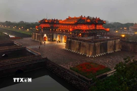 Cổng Ngọ Môn đại diện cho Đại Nội cung đình Huế. (Ảnh: Vũ Sinh/TTXVN)